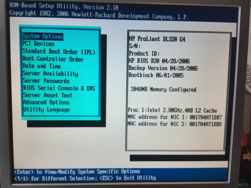 HP Proliant DL320 #6